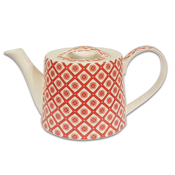 Чайник Jameson + Taylor, Red pattern, 1.1 L - Reno Чайник Jameson + Taylor, Red pattern, 1.1 L