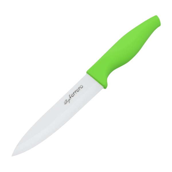 Нож Luigi Ferrero FR-1705C 13cm, керамичен, зелен
