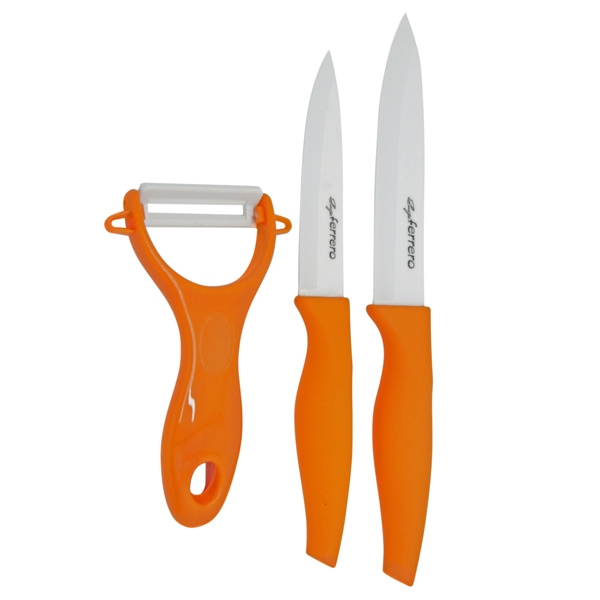 Ножове к-т LF FR-1729C, 3 ч, оранжев