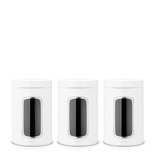 Буркан Brabantia Window, к-т 3бр х 1.4 L White - Reno Буркан Brabantia Window, к-т 3бр х 1.4 L White