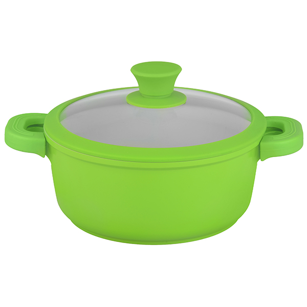Тенджера Muhler MR-207C, 20cm, зелен - Reno Тенджера Muhler MR-207C, 20cm, зелен