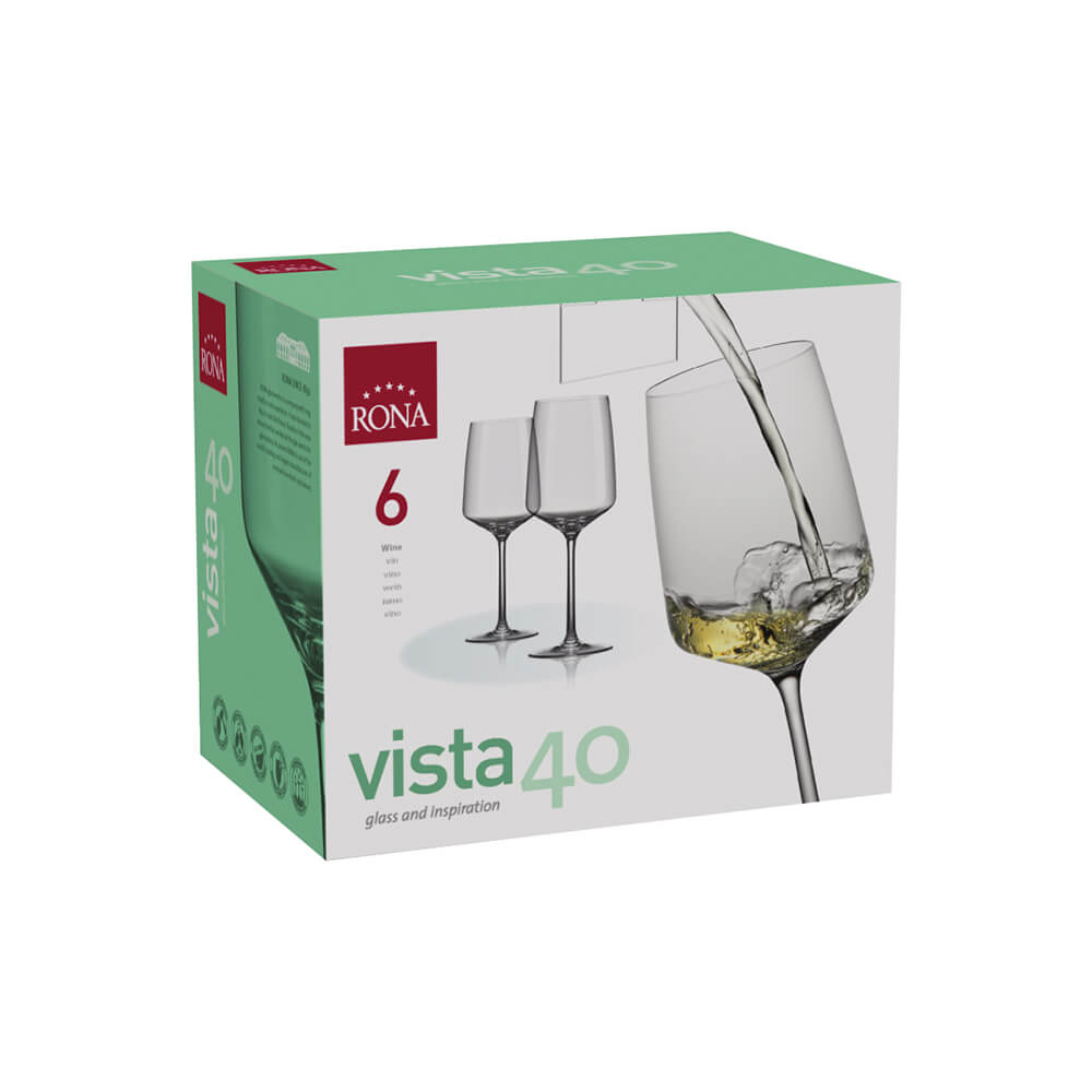 Чаша за вино Rona Vista 6839 400ml, 6 броя
