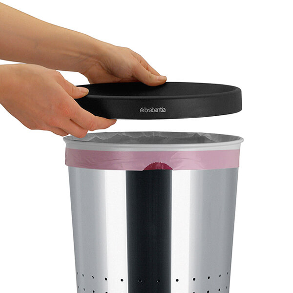 Кош за хартия, 11 L Brabantia, Matt Steel