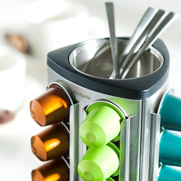Диспенсър за капсули за кафе Brabantia, Matt Steel