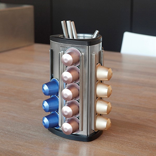Диспенсър за капсули за кафе Brabantia, Matt Steel