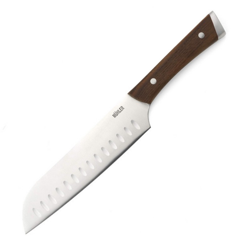 Нож Сантоку MR-2518SS, 18 cm - Reno Нож Сантоку MR-2518SS, 18 cm