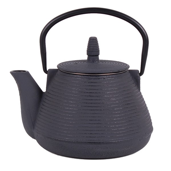 Чугунен чайник с цедка LF, 1000 ml, сив - Reno Чугунен чайник с цедка LF, 1000 ml, сив