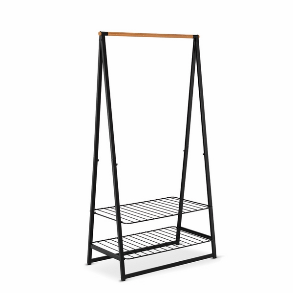 Стойка и сушилник за дрехи Linn, Large - Black - Reno Стойка и сушилник за дрехи Linn, Large - Black