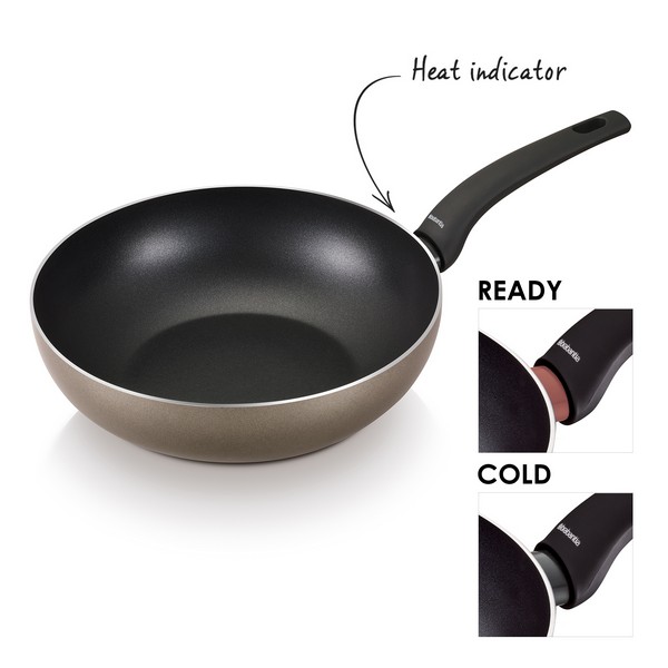 Тиган уок Brabantia Heat Pearl 28 cm - Reno Тиган уок Brabantia Heat Pearl 28 cm
