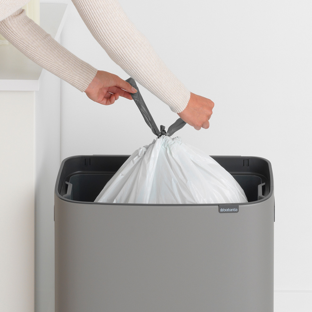 Кош за смет Brabantia Bo Touch 60L, Mineral Concrete Grey