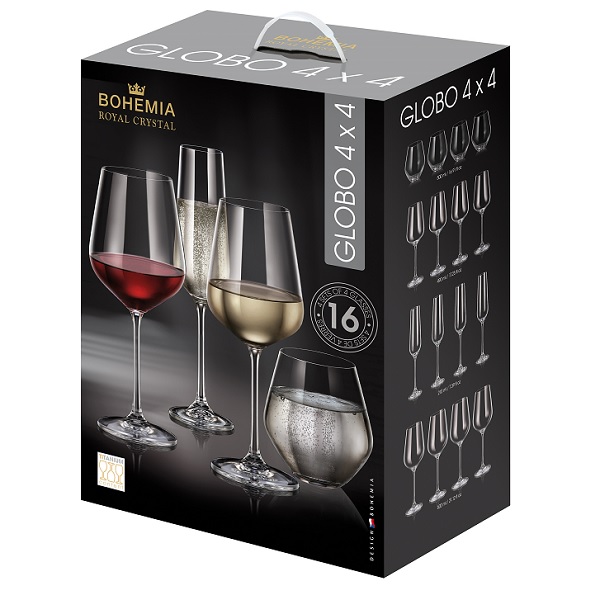 Комплект за вино Bohemia Royal & Crystalite Globo