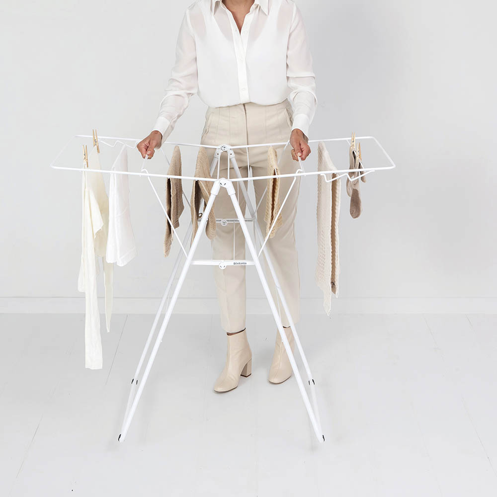 Сушилник за дрехи Brabantia Hangon, 15m, Fresh White