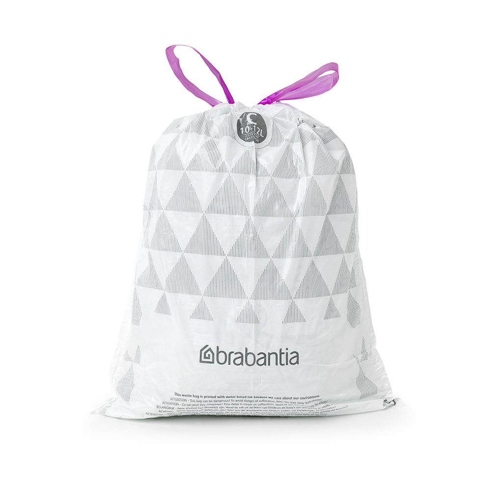 Торба за кош Brabantia PerfectFit Sort&Go/Touch N размер C, 10-12L, 40 броя, пакет