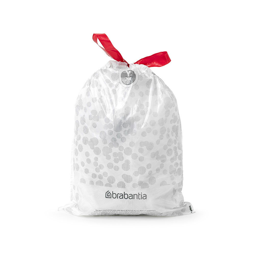 Торба за кош Brabantia PerfectFit NewIcon N размер Y, 20L, 40 броя, пакет