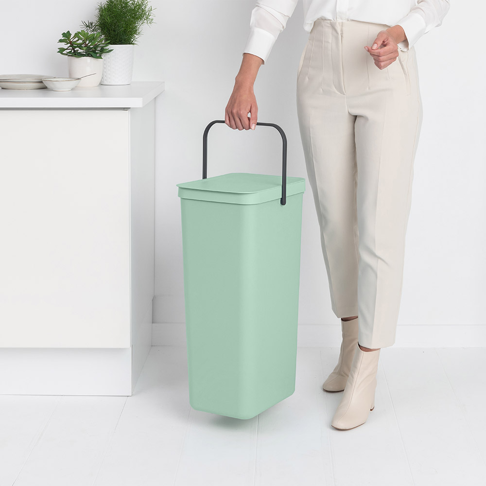 Кош за смет за разделно събиране Brabantia Sort&Go 40L, Jade Green