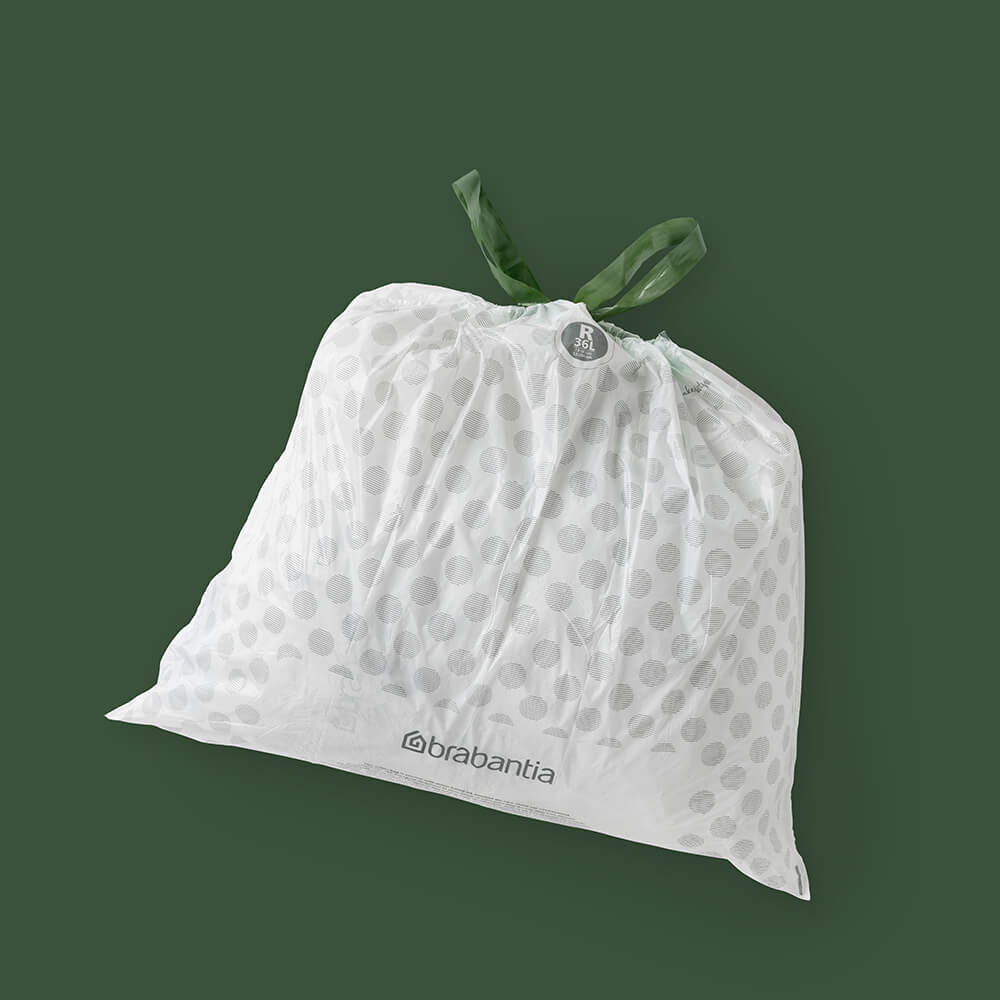 Торба за кош Brabantia PerfectFit Bo, размер R, 36L, 40 броя, пакет