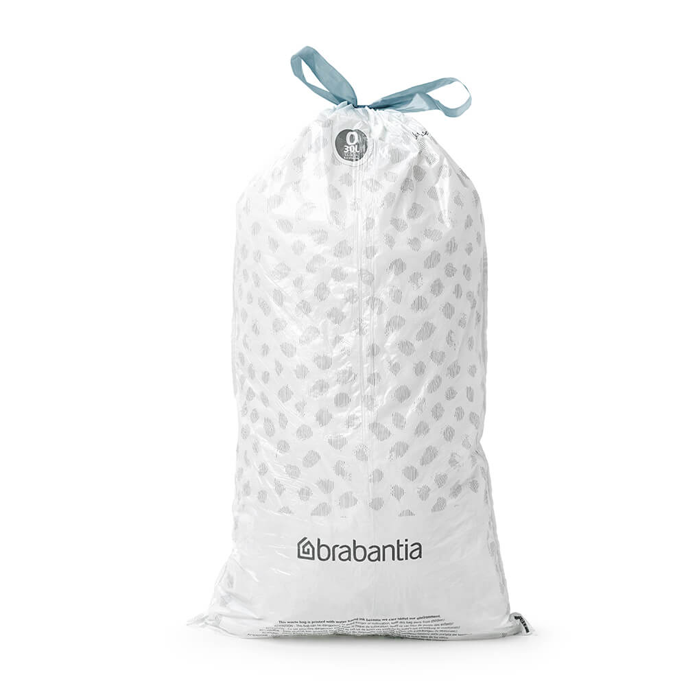 Торба за кош Brabantia PerfectFit FlatBack+/Bo размер O, 30L, 10 броя, ролка