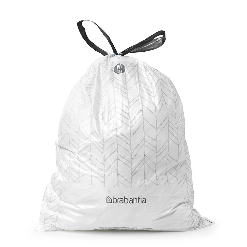 Торба за кош Brabantia PerfectFit Bo размер М, 60L, 40 броя, пакет