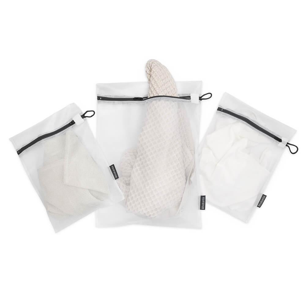 Комплект торби за деликатно пране Brabantia White/Grey, 3 броя в два размера