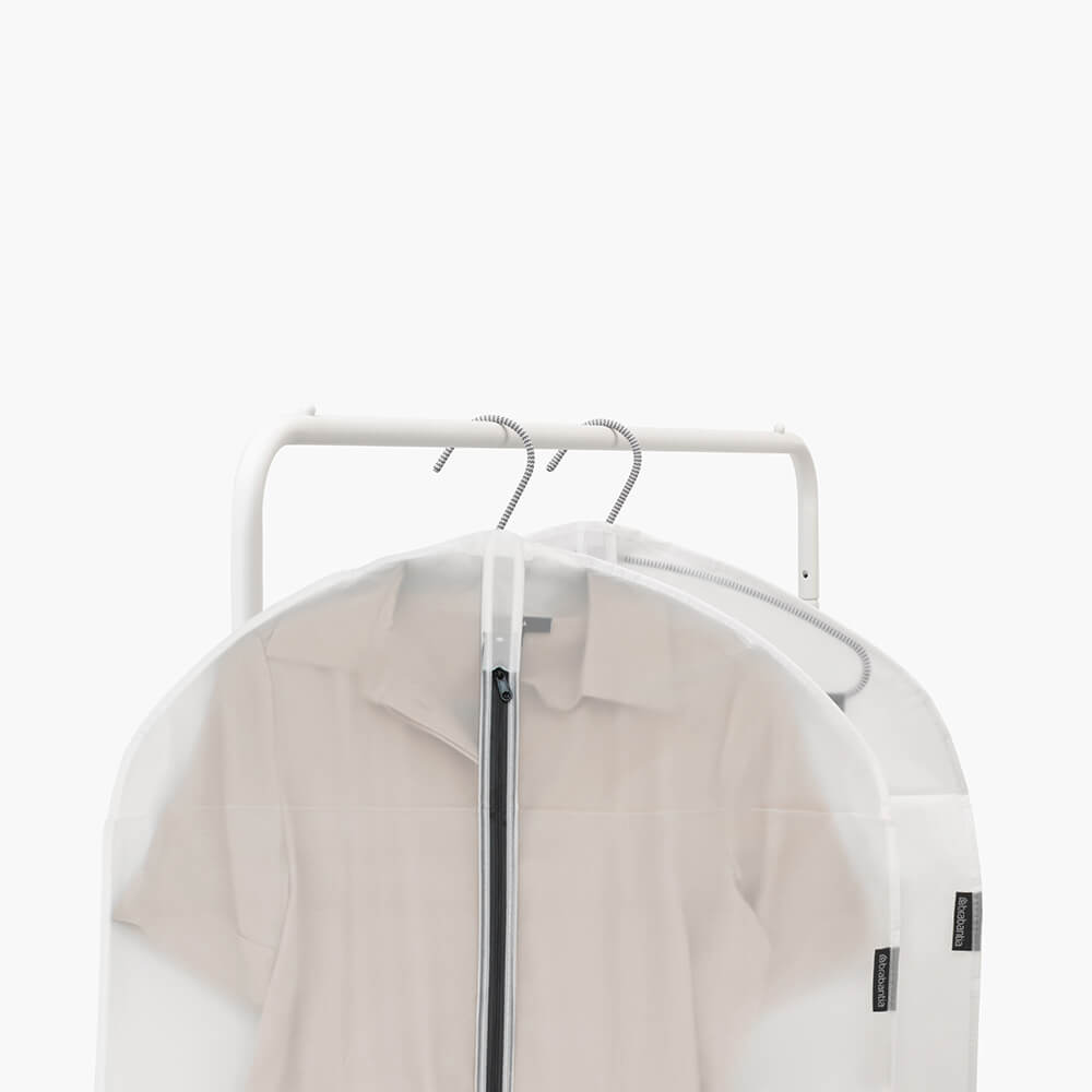 Комплект калъфи за дрехи Brabantia, размер XL, 60x150cm, Transparent/Grey 2 броя