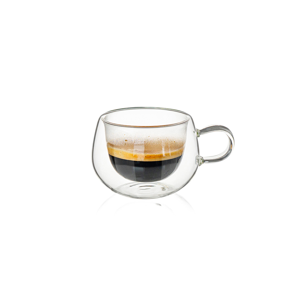 Чаша за еспресо с дръжка Luigi Ferrero Coffeina FR-8016 95ml, 2 броя