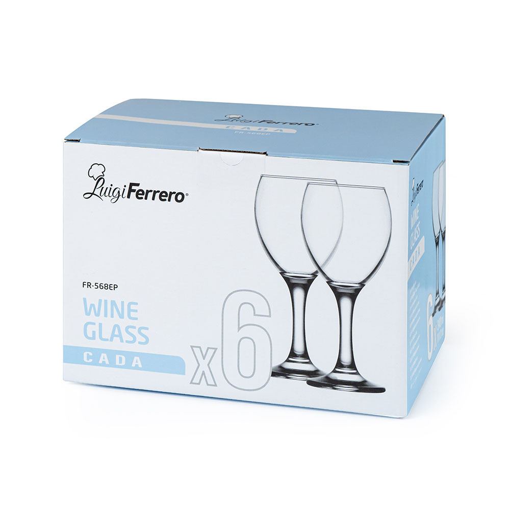 Чаша за вино Luigi Ferrero Cada FR-568EP 340ml, 6 броя