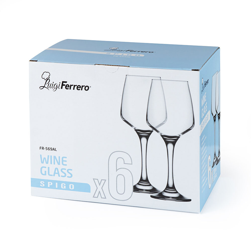 Чаша за вино Luigi Ferrero Spigo FR-569AL 330ml, 6 броя