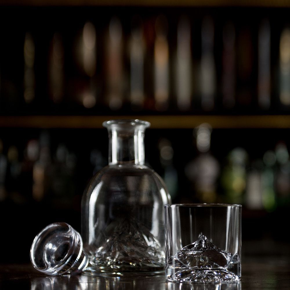 Комплект чаши и бутилка за уиски LIITON Everest 5 части