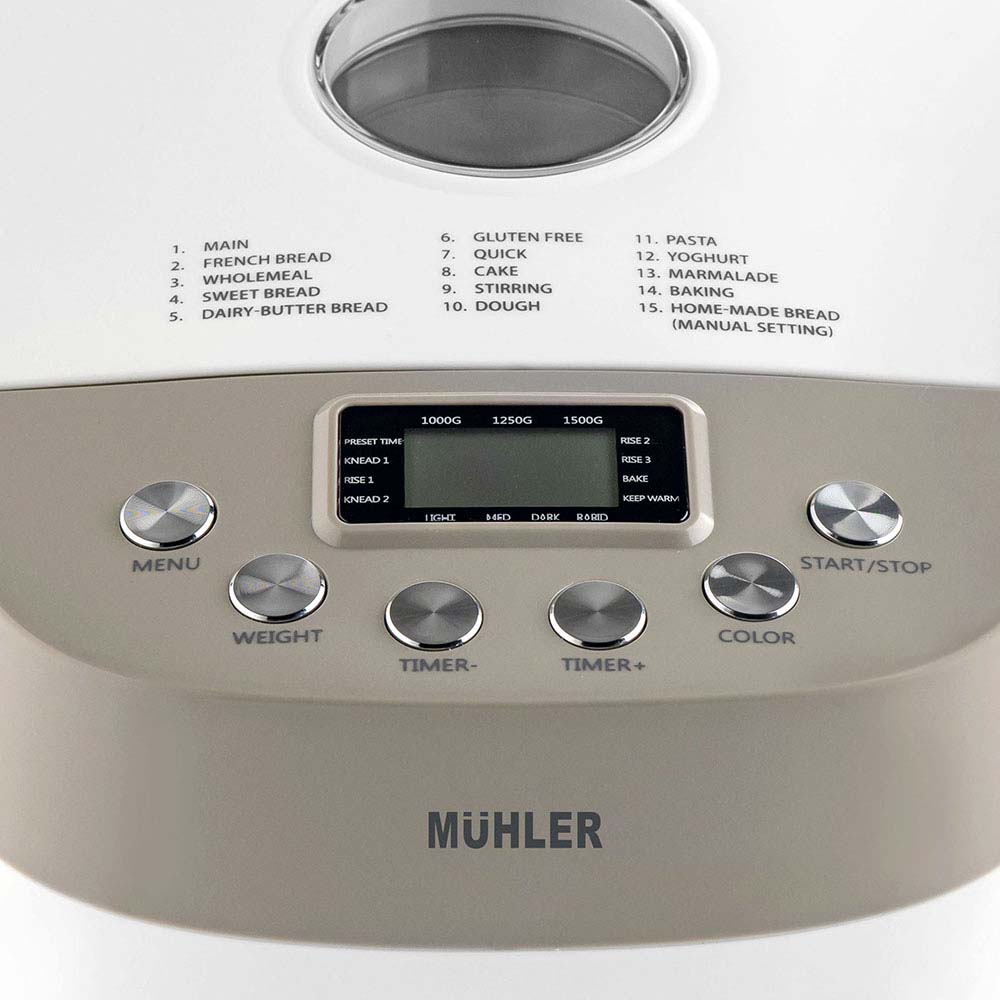 Промо-комплект Хлебопекарна Muhler MBM-1509 + Кухненска везна KSC-2027 до 5kg