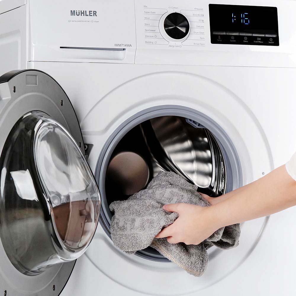 Пералня Muhler IWM714WA, клас А, Steam Wash, инверторна, 7kg, 1400rpm
