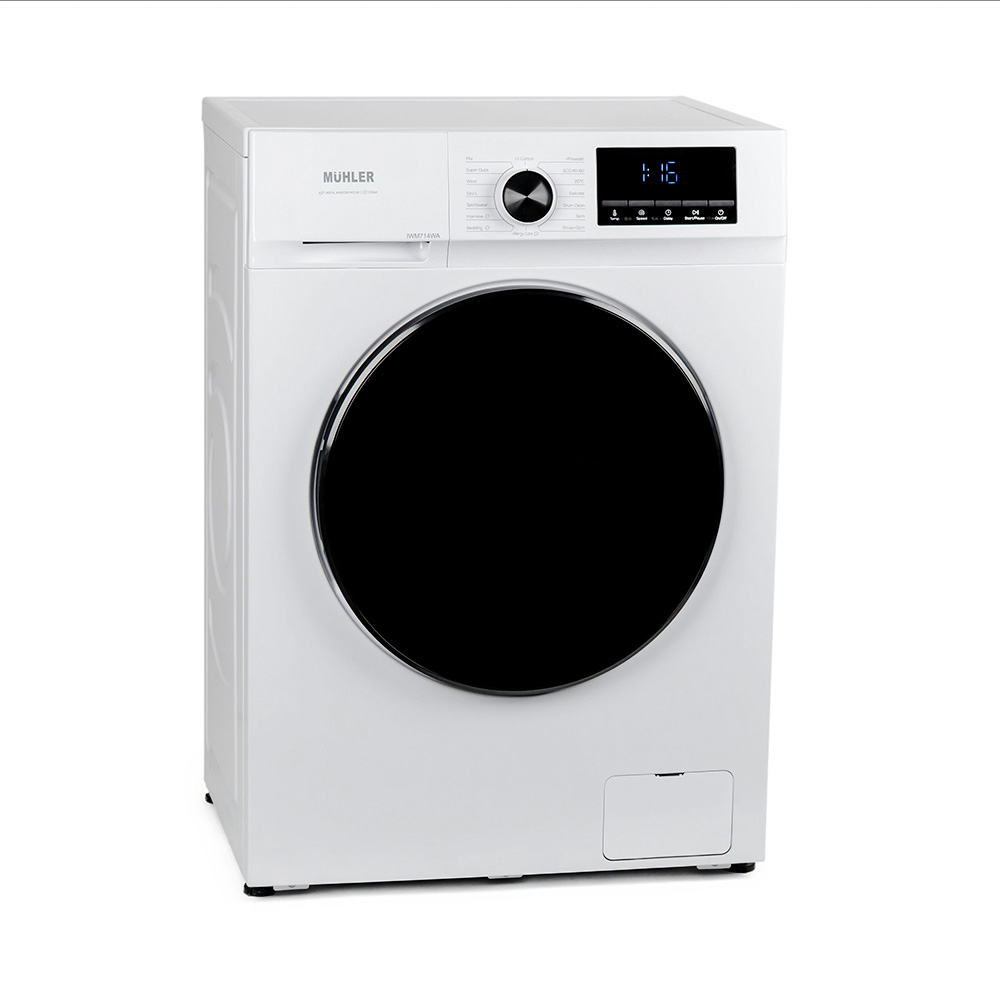 Пералня Muhler IWM814WA, клас А, Steam Wash, инверторна, 8kg, 1400rpm
