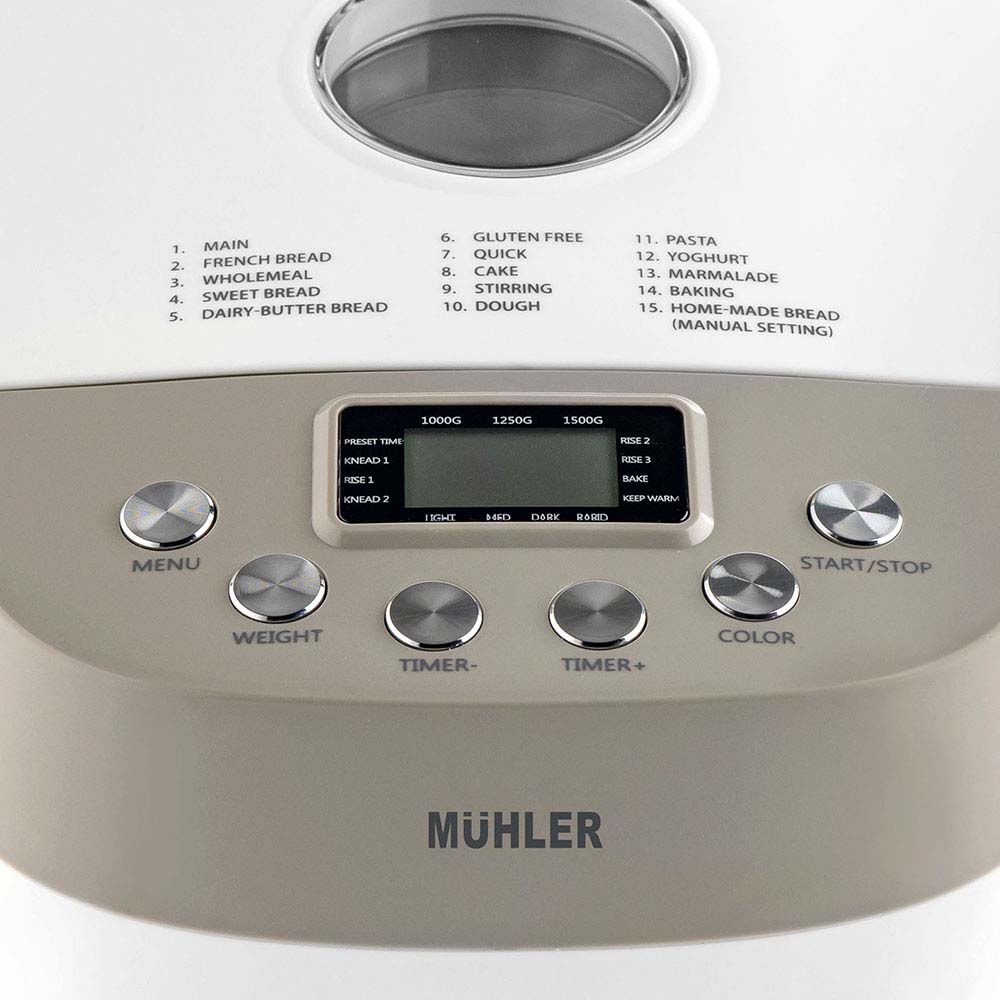 Промо-комплект Хлебопекарна Muhler MBM-1509 + Кухненска везна KSC-2027 Sweet до 5kg