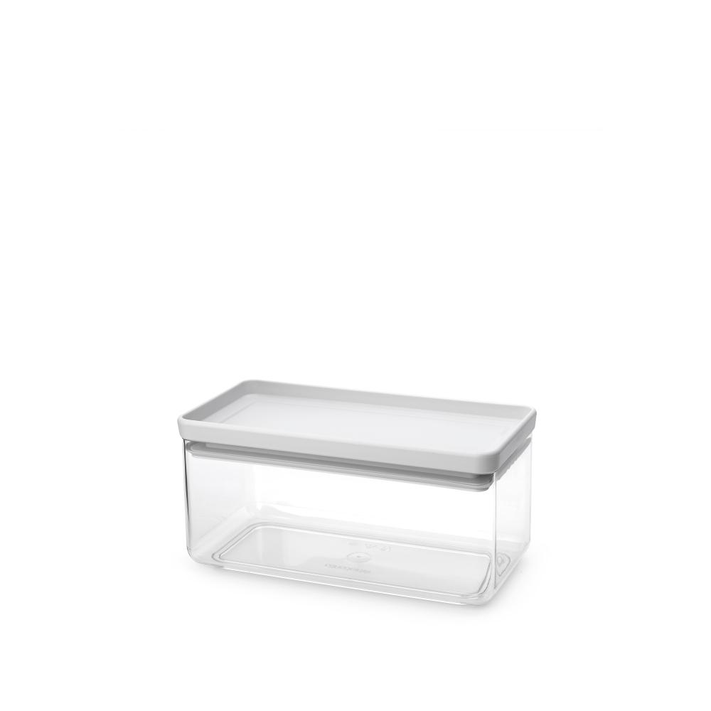 Кутия за съхранение на продукти Brabantia Tasty+ Stackable 1.5L, Light Grey