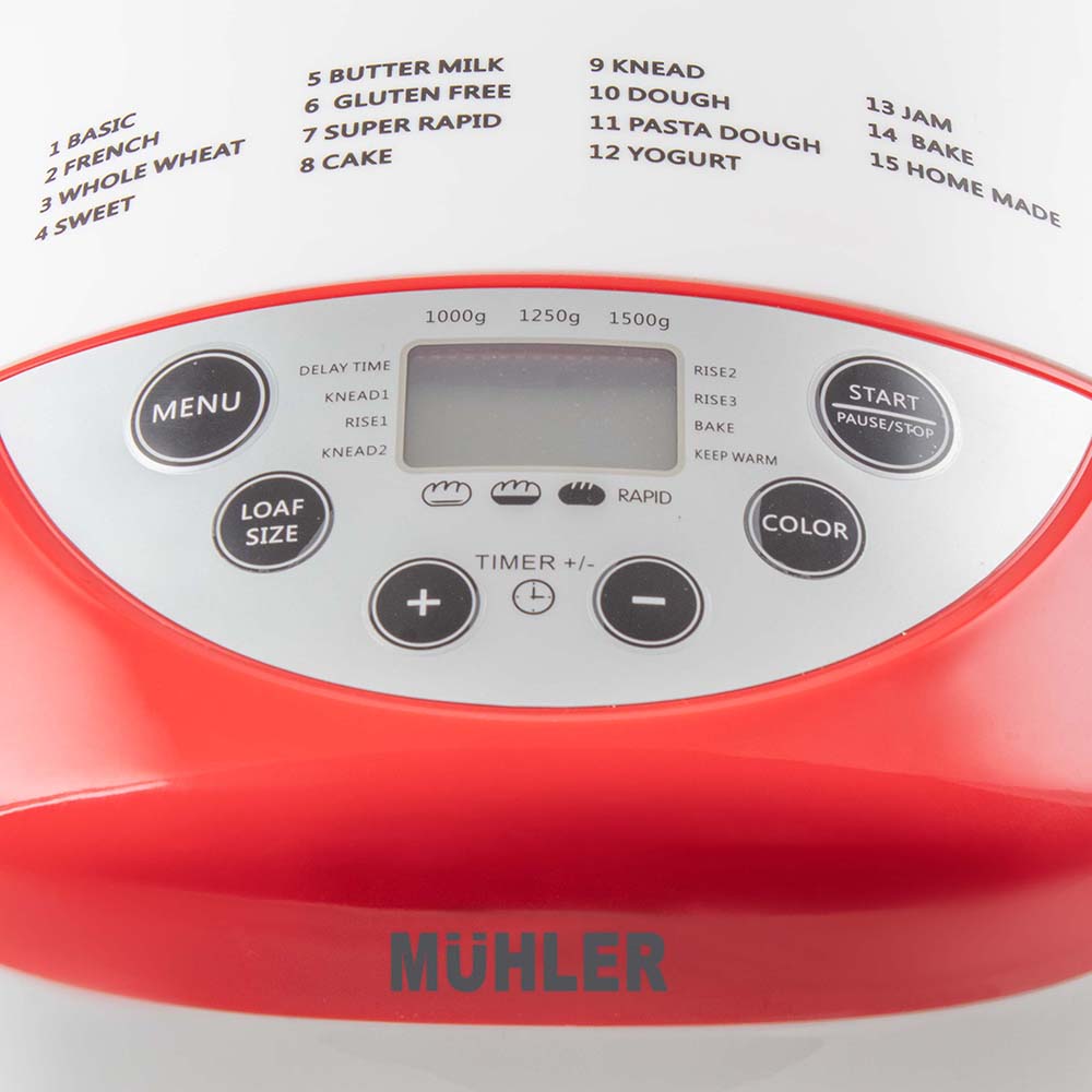 Промо-комплект Хлебопекарна Muhler MBM-1502 + Кухненска везна HOMA HS-101