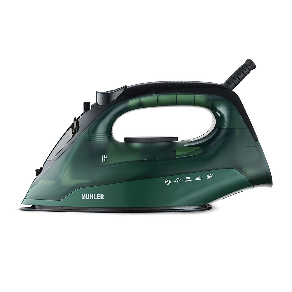 Парна ютия Muhler SI-1910N, 2500W, незалепващо покритие