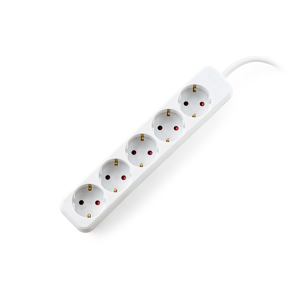 Разклонител Muhler 5G, Шуко, 1.5mm2, 5m дължина