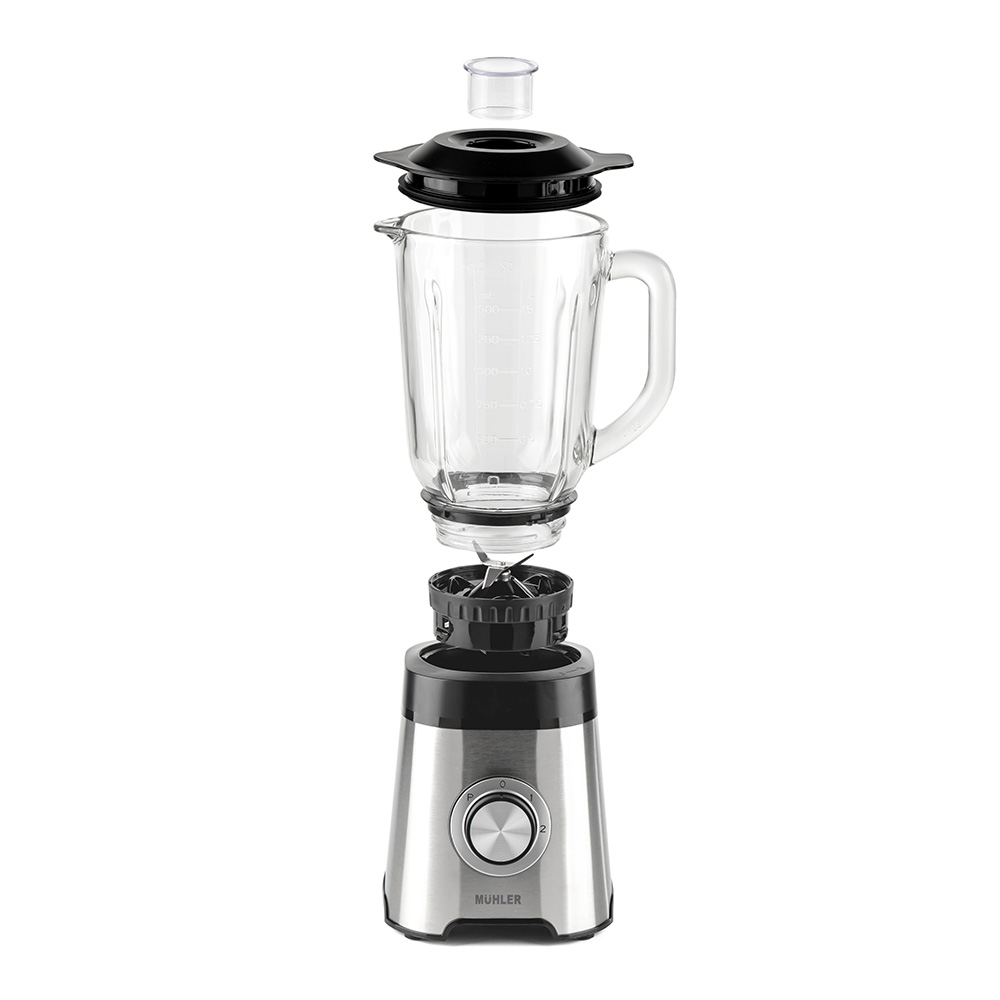 Блендер Muhler MB-555SG, 500W, 1.5 л, стъклена кана
