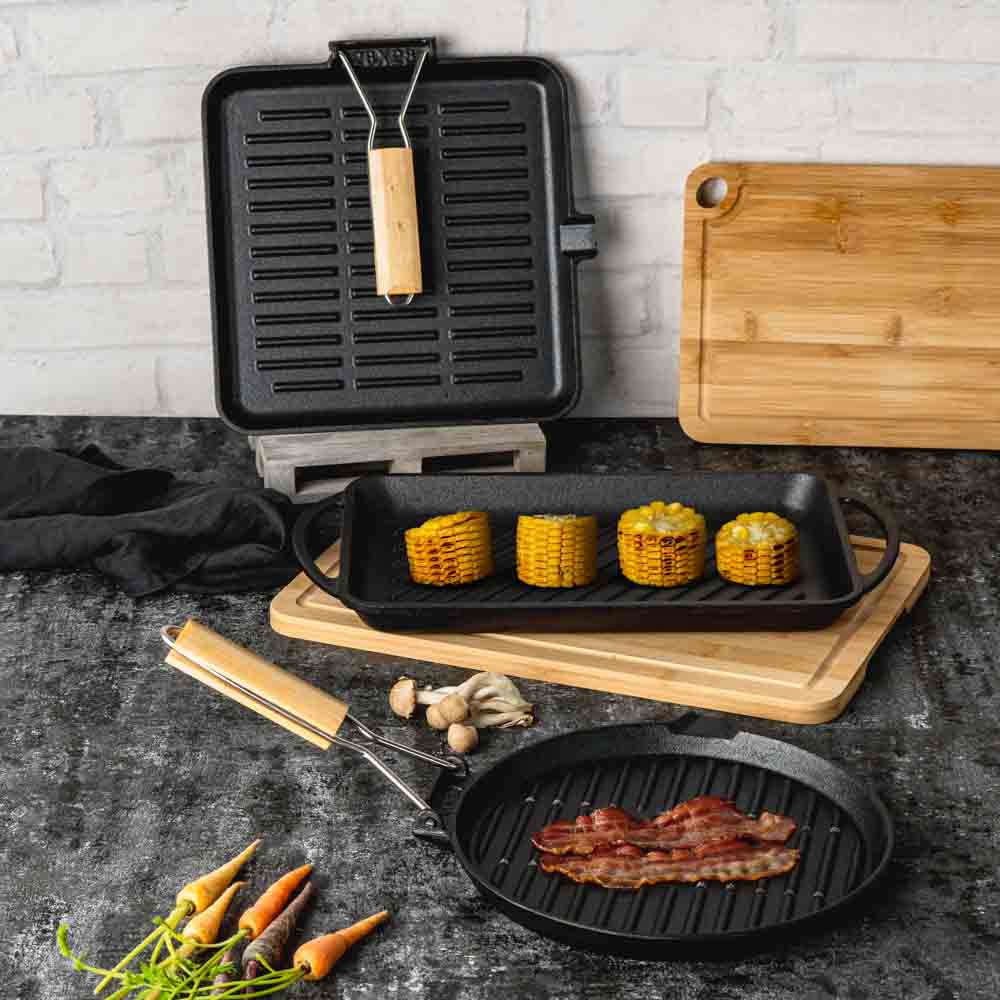 Тиган грил Luigi Ferrero Tika FR-2826CI 28x28cm, чугун