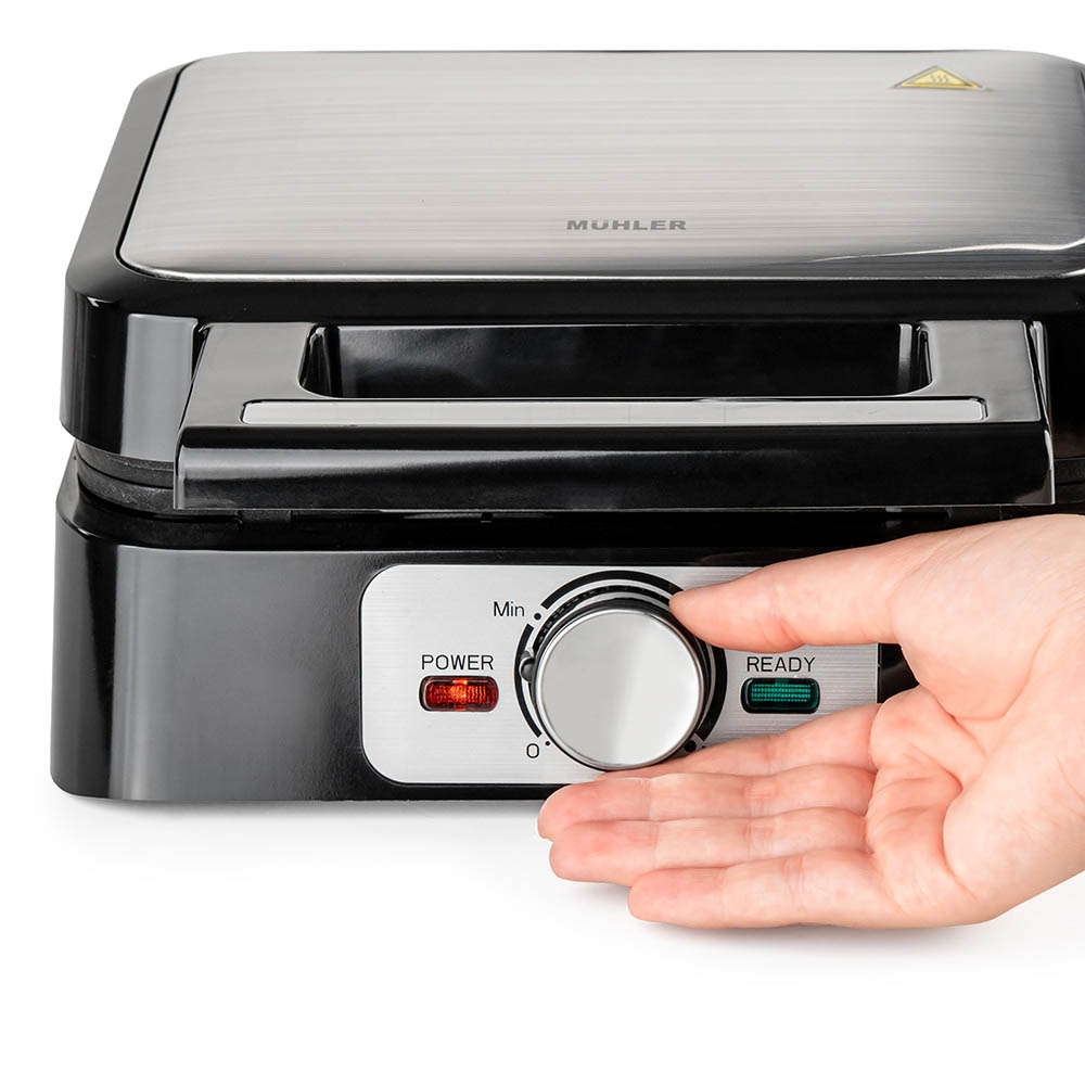 Уред за гофрети белгийска вафла Muhler MHT-1666WXL, 1600W