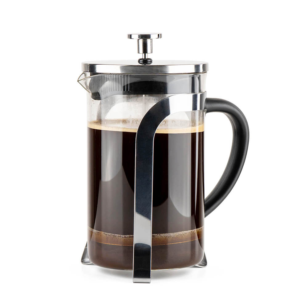Промо-комплект Luigi Ferrero серия Coffeina - френска преса за кафе и чай 800ml + 4 чаши за чай и кафе х250ml
