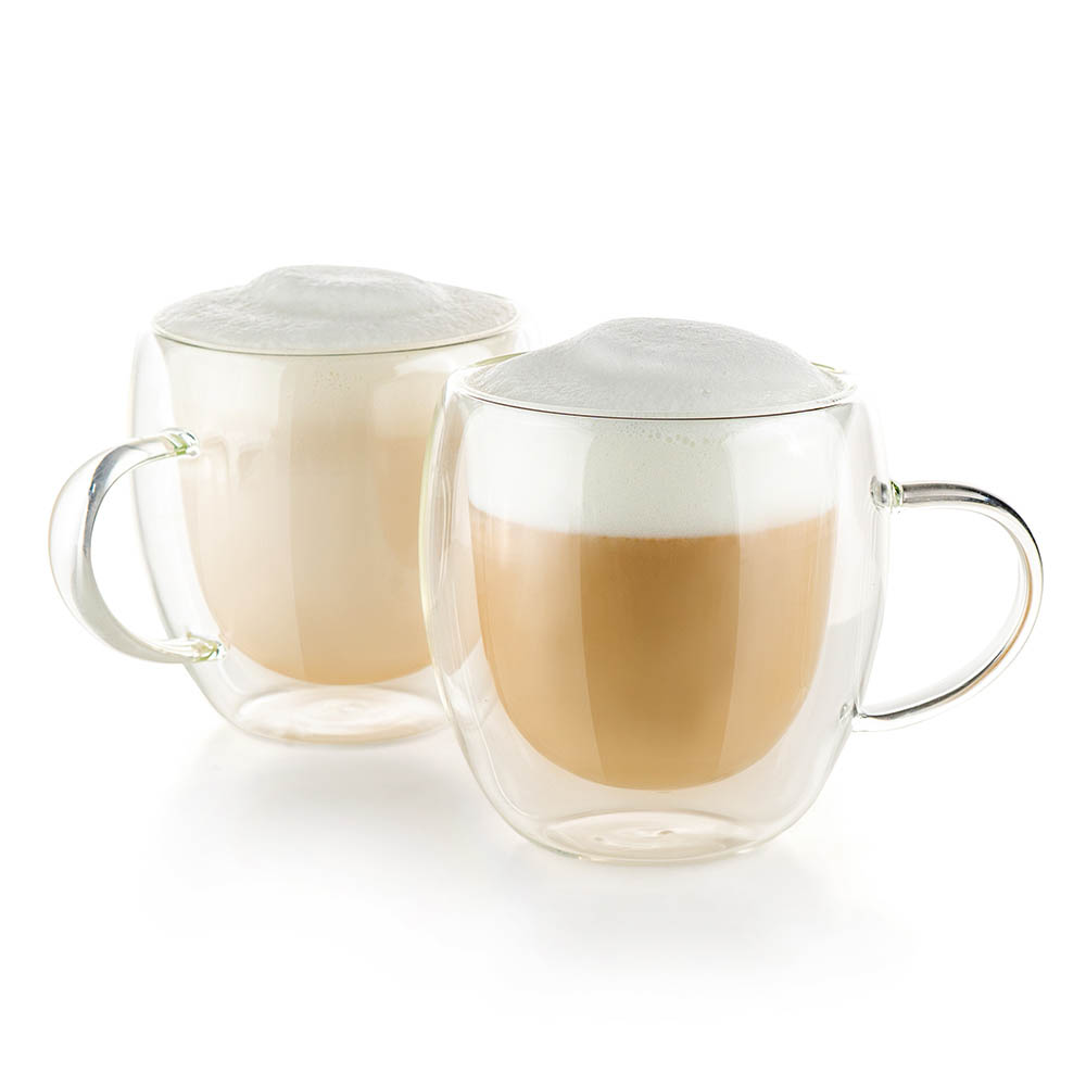Промо-комплект Luigi Ferrero серия Coffeina - френска преса за кафе и чай 800ml + 4 чаши за чай и кафе х250ml
