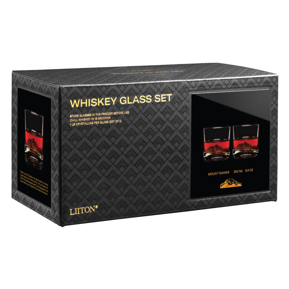 Комплект чаши за уиски LIITON Mount Rainier 260ml 2 броя