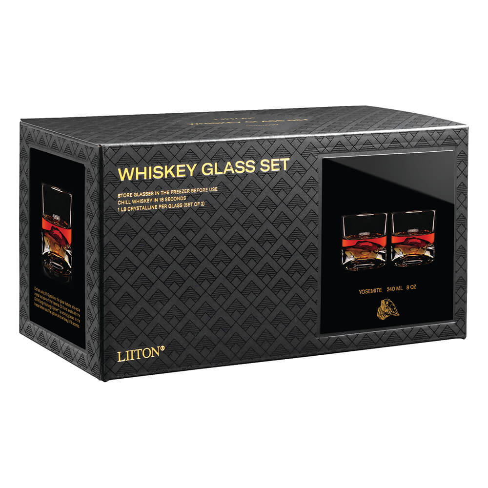 Комплект чаши за уиски LIITON Yosemite 240ml 2 броя