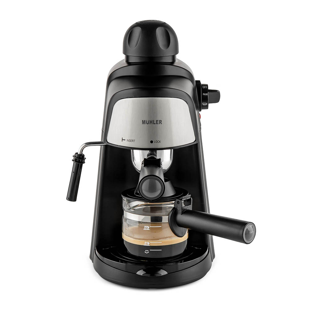 Промо-комплект Muhler Еспресо машина MCM-33 и 2 чаши за еспресо Luigi Ferrero Coffeina 80ml