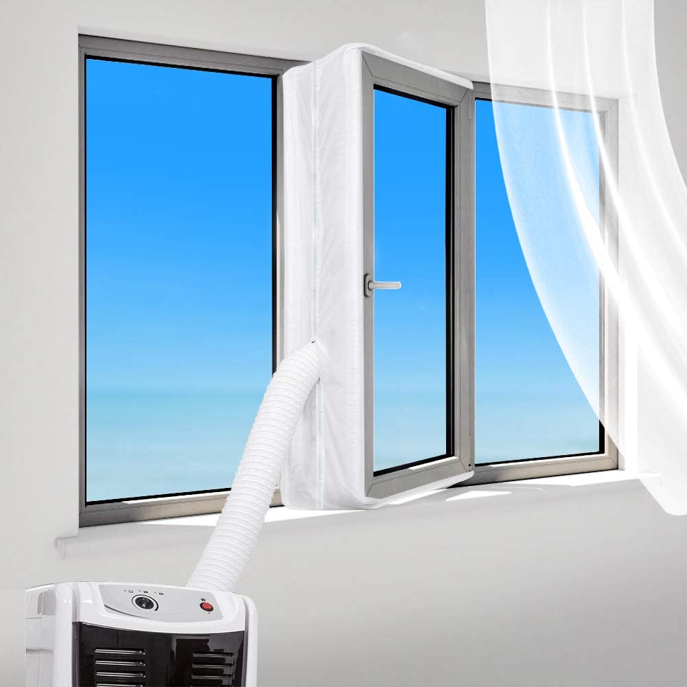 Промо-комплект Мобилен климатик Muhler MPAC12-CH-WIFI, 12000BTU + Завеса за прозорец HVS-1 за мобилен климатик