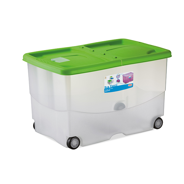 Кутия Stefanbox Vasco с колелца, микс цв - Reno Кутия Stefanbox Vasco с колелца, микс цв