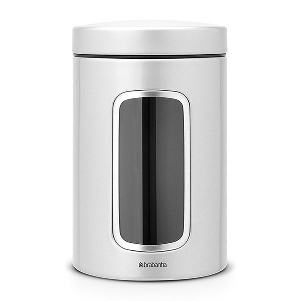 Буркан Brabantia Window 1.4 L, Metallic Grey - Reno Буркан Brabantia Window 1.4 L, Metallic Grey