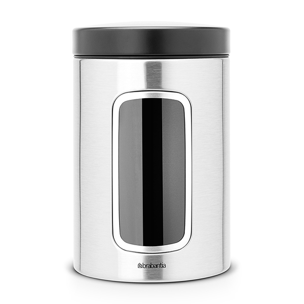 Буркан Brabantia Window 1.4 L, Matt Steel FPP - Reno Буркан Brabantia Window 1.4 L, Matt Steel FPP