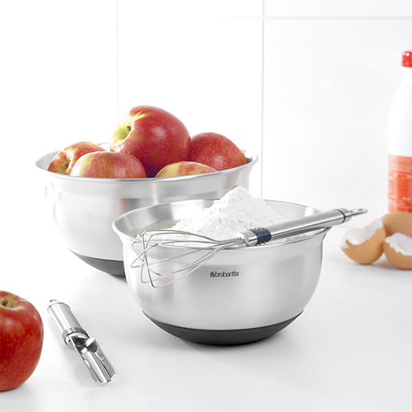 Купа за бъркане Brabantia, 1.6 L Matt Steel/Black