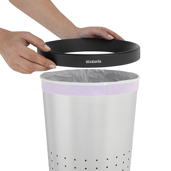 Кош за хартия, 11 L Brabantia, Matt Steel